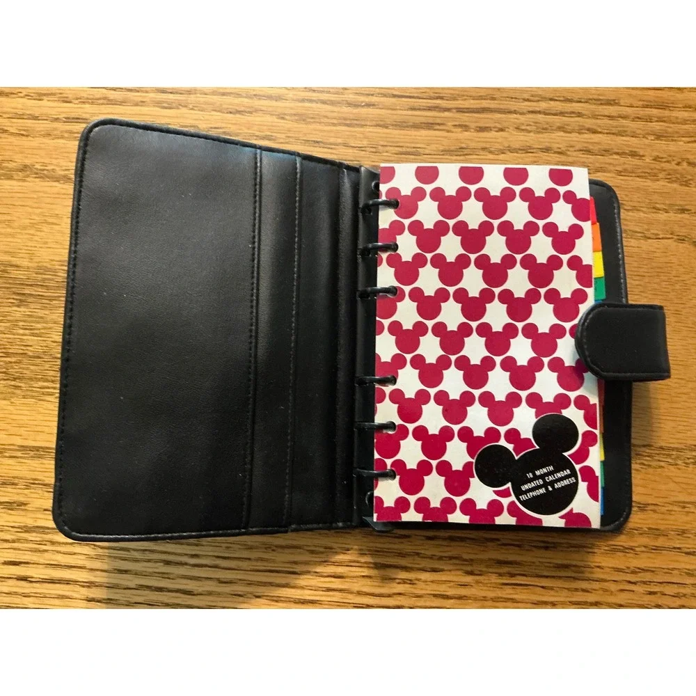 Vintage Disney Mickey Mouse Stationery Lot Organizer Notepad Pencils Stickers